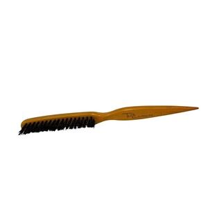 Vtg TeaZe Bristle‎ Hair Styling Brush Tail Comb by PHILLIPS Wooden Handle